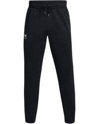 Under Armour - Icon Taping Closed Hem Fleece Joggers - Lyst
