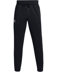 Under Armour - Icon Taping Closed Hem Fleece Joggers - Lyst