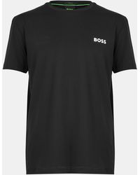 BOSS - Short Sleeve Performance Gym Top - Lyst