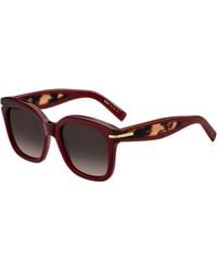 BOSS - Square Round Sunglasses - Lyst