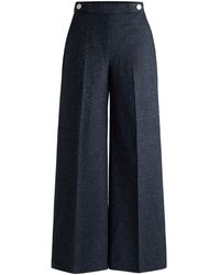 BOSS - Tupita Straight Leg Trousers - Lyst
