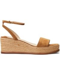 Ralph Lauren - Leona Wedge Heels - Lyst