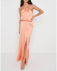 Pretty Lavish - Halter Maxi Dress - Lyst