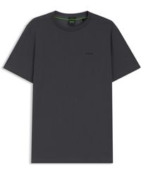 BOSS - T-Shirt With Logo Design Stretch Cotton - Lyst