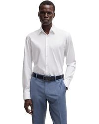 BOSS - H Joe Kent Long Sleeve Oxford Shirt - Lyst