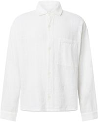 MKI Miyuki-Zoku - Loose Weave Long Sleeve Patterned Shirt - Lyst