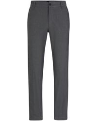 BOSS - Kane L Straight Leg Trousers - Lyst