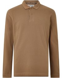 Barbour - Essentials Long Sleeve Polo Shirt - Lyst
