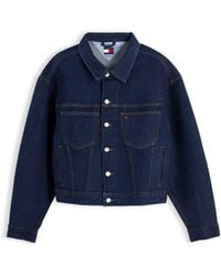 Tommy Hilfiger - Archive Trucker Denim Oversized-Fit Jacket - Lyst