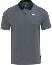 Slazenger 1881 - Micro Stripe Golf Polo Shirt - Lyst