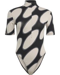 adidas - X Marimekko Future Icons Three Stripes Bodysuit - Lyst