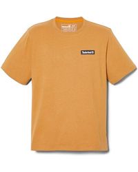 Timberland - Woven Badge T-shirt - Lyst