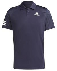 adidas - Club Tennis 3-stripes Polo Shirt - Lyst