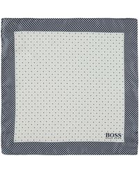 HUGO - Polka Dot Pocket Square - Lyst