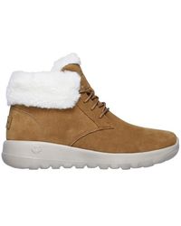 Skechers - Lace Up Bootie W Suede Upper & Faux Chukka Boots - Lyst