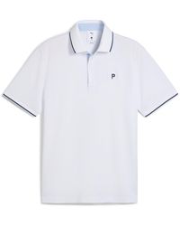PUMA - Ptc Tipped Polo Shirt - Lyst