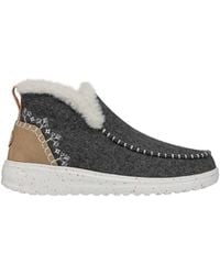 HEYDUDE - Denny Wool Faux Shearling Boots - Lyst