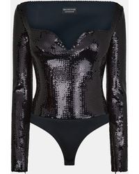 Balenciaga - Structured Bodysuit - Lyst