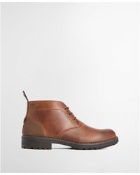 Barbour - Shawdon Leather Lace-Up Chukka Boots - Lyst