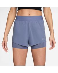 Nike - Dri-Fit Swift Mid-Rise 3 2-In-1 Shorts - Lyst