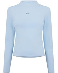 Nike - Mock-Neck Jersey Slim-Fit Long-Sleeve T-Shirt - Lyst