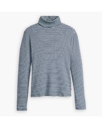 Levi's - Dreamy Turtleneck Burgundy Long Sleeve T-Shirt - Lyst