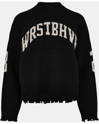 WRSTBHVR - Minimalist Crew Neck Jumper - Lyst