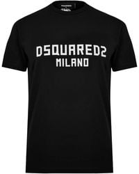 DSquared² - Milano Cool Fit Logo Print T-Shirt - Lyst