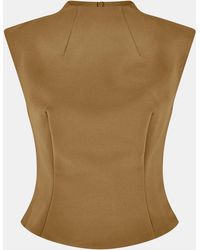 Odd Muse - The Ultimate Muse Structured Sleeveless Top - Lyst