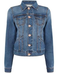Oasis Betty Denim Jacket - Blue