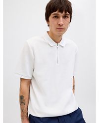 Jack & Jones - Austin Zip Polo - Lyst