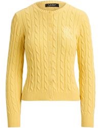 Ralph Lauren - Cable-Knit Cardigan - Lyst