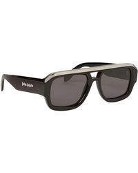 Palm Angels - Stockton Rectangle Sunglasses - Lyst