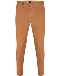 BOSS - Kaito3-D Straight Leg Trousers - Lyst