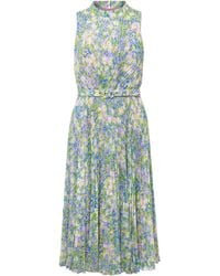 Phase Eight - Simara Daisy Pleated Midi Dress - Lyst