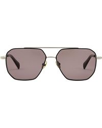 AllSaints - Hexagon Sunglasses - Lyst