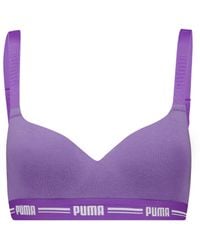 PUMA - Print Low Impact Sports Bra - Lyst
