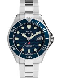 Timex - Deepwater Water Resistant Analogue Quartz Watch - Lyst
