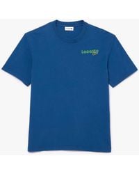 Lacoste - Washed Effect Ombré Print T-shirt - Lyst