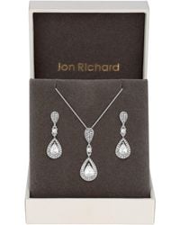 Jon Richard - Plated Crystal Matching Set - Lyst