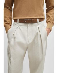 BOSS - Calindo Sd Leather Belt - Lyst
