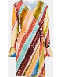 Never Fully Dressed - Sunset Vienna Wrap Dress - Lyst