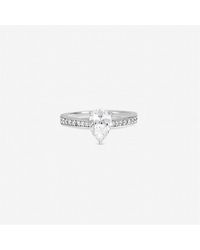Inicio - Sterling Pear Engagement Ring - Lyst