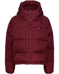 Tommy Hilfiger - Recycled Hooded Short Puffer Jacket - Lyst