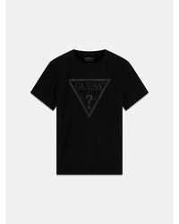 Guess - Triangular Slim Fit T-Shirt - Lyst