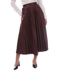 BOSS - Veplika Jersey Skirt - Lyst