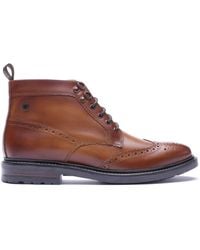 Base London - Foster Brogue Boot - Lyst