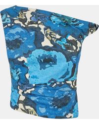 SIR. - Camellia Twist Short Sleeve Crop Top - Lyst