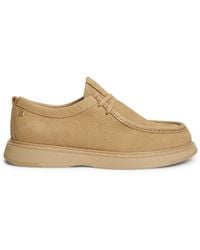 Tommy Hilfiger - Comfort Leather Lace-Up Moc-Toe Shoes - Lyst