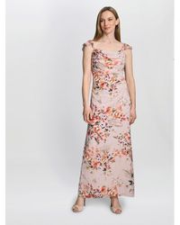 Gina Bacconi - Serenity Floral Chiffon Maxi Dress - Lyst
